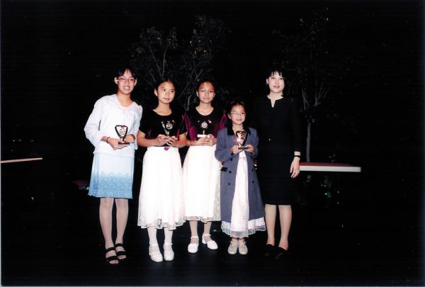 Hien Dao, Lillian Vu, Christina Kim Le
Winners of Fullerton College and MTAC Orange Branch Piano Ensemble Festival 2003
